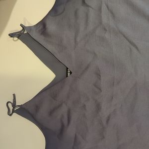 Silky blue camisole